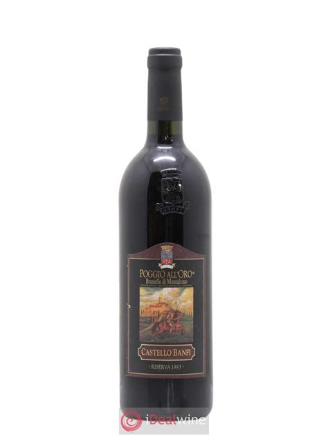 Acheter Brunello Di Montalcino Docg Riserva Poggio All Oro Castello