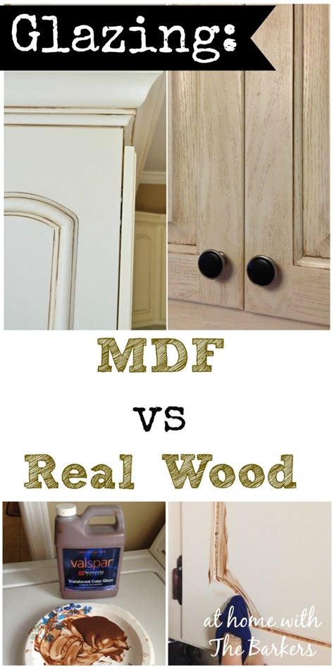 Glazing MDF Versus Real Wood At Home With The Barkers Furniture Diy