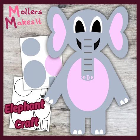 Exuberant Elephant Craft - Mollers Makes It