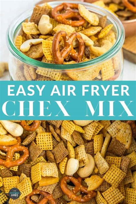 Easy Air Fryer Chex Mix Sustainable Cooks