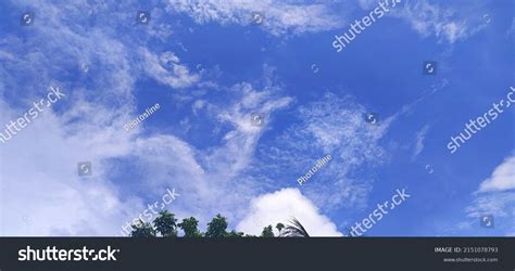 Blue Sky Clouds Background Hd Wallpaper Stock Photo 2151078793 ...