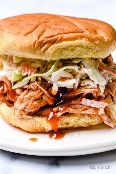 Easy BBQ Chicken Sandwiches Recipe Add A Pinch