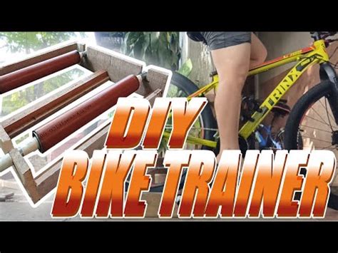 DIY BIKE TRAINER HINDI NA KAILANG I WELDING YouTube