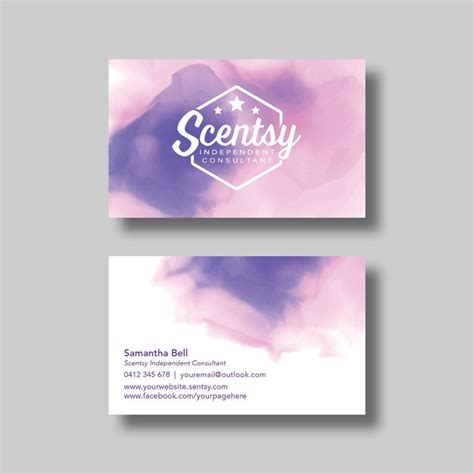 Calling Card Business: Scentsy Business Cards Vistaprint