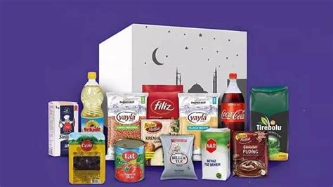 Ramazan kolisi 2023 fiyatları ve ürünler A101 BİM ŞOK Migros Tarım