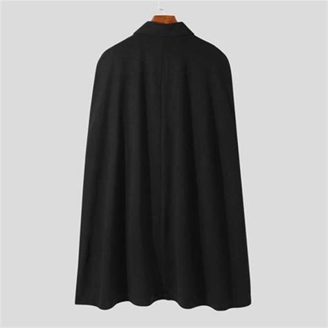 Cape Poncho Noire Homme Poncho Boh Me