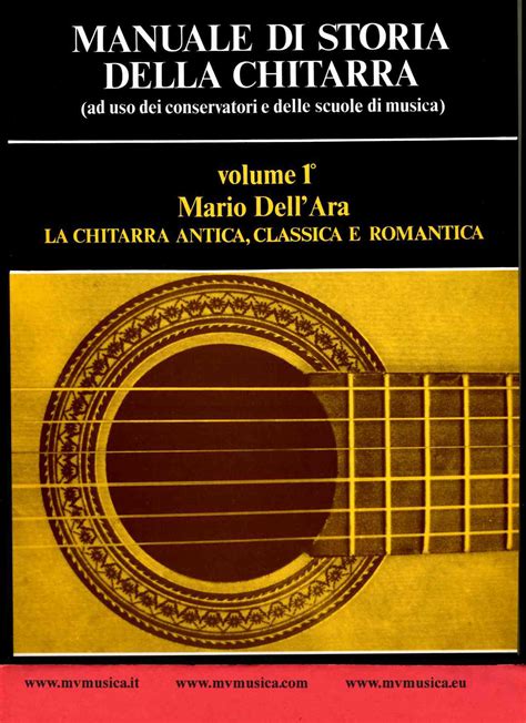 Manuale di storia della chitarra volume 1 - La chitarra antica