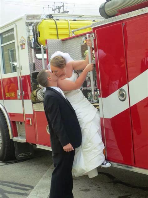 Firefighter Wedding Firefighter Wedding Photos Firefighter Wedding