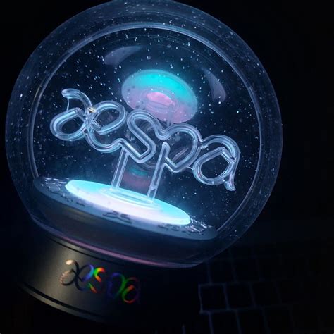 Aespa Sbong Lightstick 💜 In 2022 Neon Signs Neon Kpop