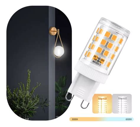 Kit 6 Lâmpada Led 5w Halopin G9 Lustres Arandelas Pendentes MercadoLivre