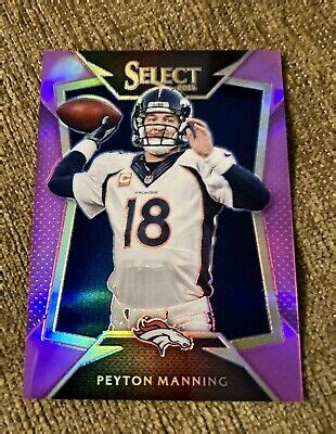 Peyton Manning 2014 Panini Select Fuschia Pink Prizm 199 Denver