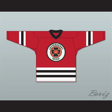 Shoresy 69 Letterkenny Irish Red Hockey Jersey — Boriz