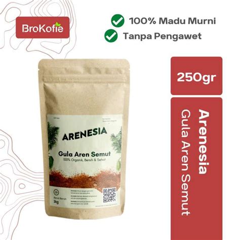 Jual Gula Aren Semut Bubuk Powder Arenesia Gr Gr Kg Murni