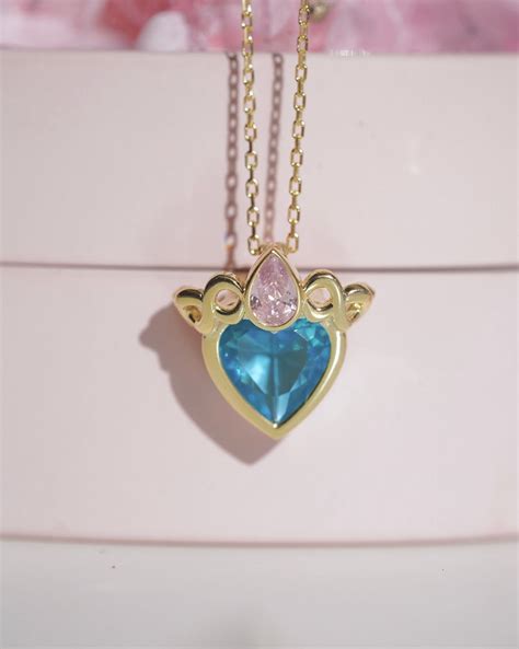 Enchanted Pink Stone Crown Necklace A Tale Of Regal Elegance Inspired