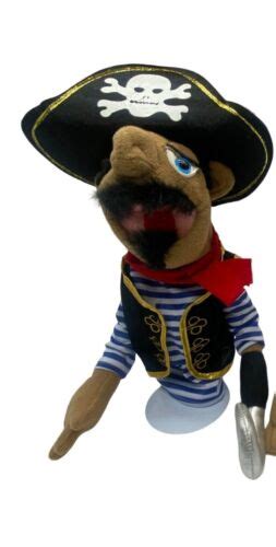 Melissa And Doug Stuffed Plush Hand Puppet Pirate Captain Hook Story Time