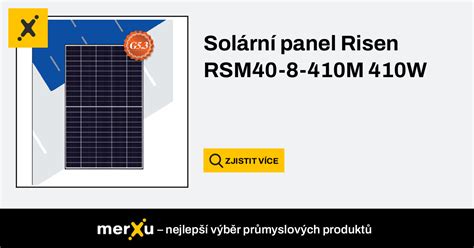 Solární Panel Risen Rsm40 8 410m 410w Merxu