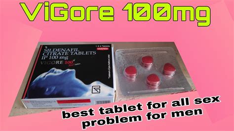 Vigore Mg Red Tablet Uses Side Effects In English Sildenafil