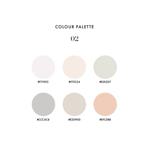 Soft Aesthetic Color Palette Rgb