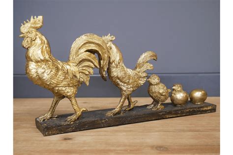 Golden Chicken Evolution Decoration Copperwood Home