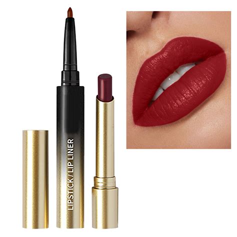 Creamy Lipstick Satin 2024 Buildable Non Stick Red Lipstick Velvet Color Lip Makeup Does Not