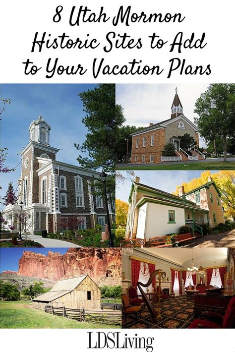 8 Utah Mormon Historic Sites to Add to Your Vacation Plans | Utah mormons, Lds church history ...