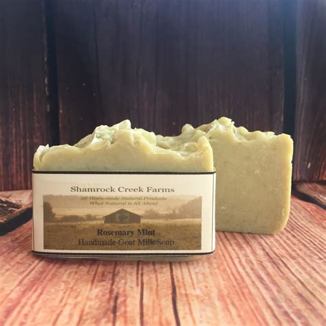 Rosemary Mint Goat Milk Soap ~ Shamrock Creek Farms