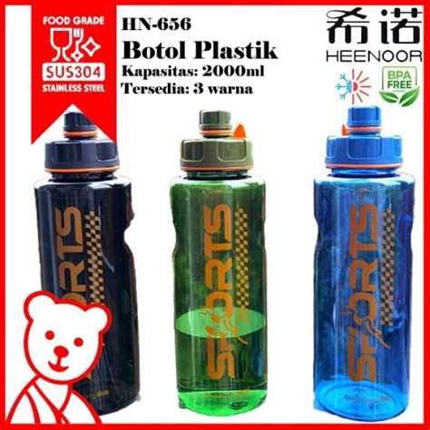 Jual Heenoor Botol Plastik Ml Sport Bottle Big Size Capacity Hn