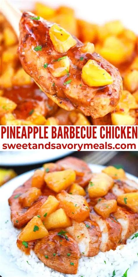 Pineapple Barbecue Chicken Recipe Sweet And Savory Meals