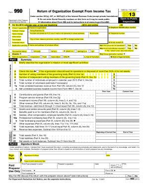 Fillable Online Instructions For Form Return Of Organization Exempt