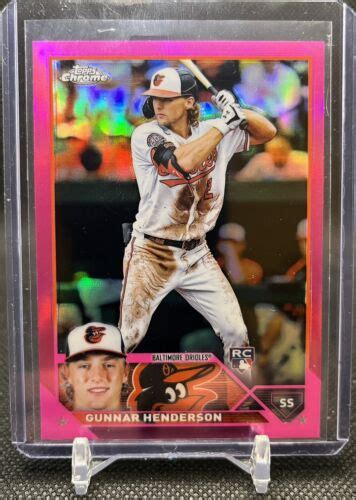 Topps Chrome Gunnar Henderson Pink Refractor Rookie Baltimore