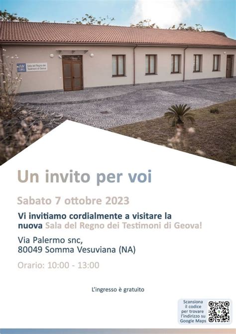 Inaugurata A Somma Vesuviana La Nuova Sala Del Regno Dei Testimoni Di