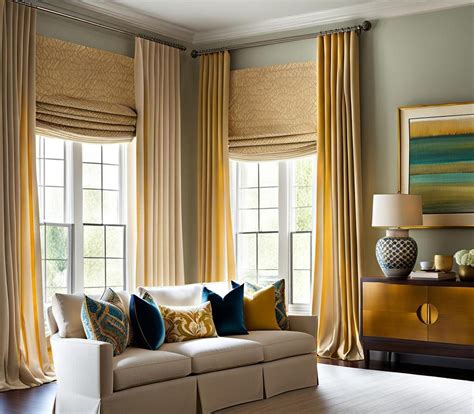 Roman Shades Curtains Together Yes How To Layer With Panache