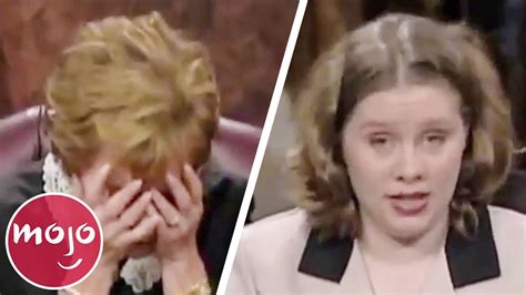 Top 10 Most Unhinged Judge Judy Moments Youtube