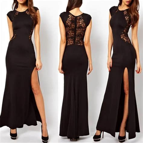 New Sexy Backless Evening Gowns Sleeveless Bateau Sweep Train Backless Lace Prom Dress Evening