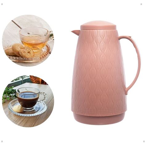 Garrafa Térmica Wolff Peacock nude 1l Liane Casa Decor