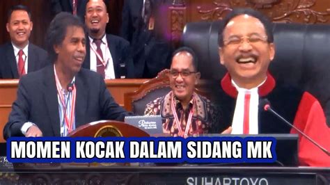 Momen Kocak Dalam Sidang Mk Margarito Kamis Dibuat Ketawa Oleh Hakim