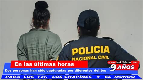 En las últimas horas dos personas han sido capturadas por diferentes