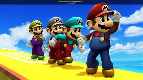 Mario Superstar Saga Costume Pack Super Smash Bros Wii U Mods