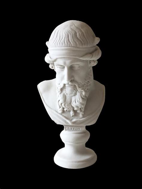 Plato Bust Sculpture Small Platon Greek Philosopher Statue Etsy