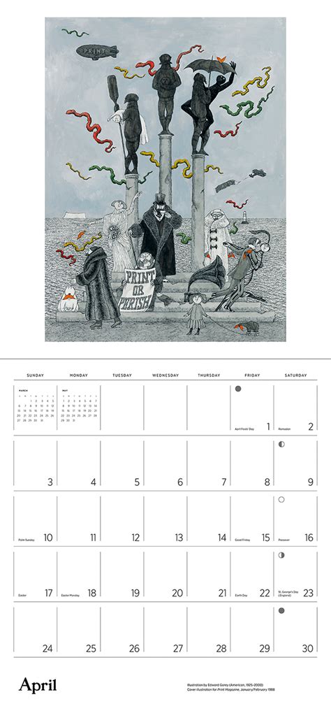 Edward Gorey Calendar Google Scholar Flss Orsola