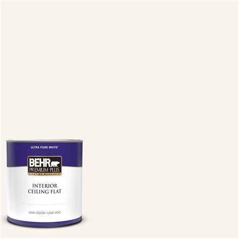 Behr Premium Plus 1 Qt Pwn 10 Decorator White Ceiling Flat Interior