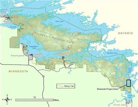 Voyageurs National Park Map