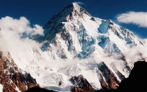 Mountain summit, landscape, nature, mountains, clouds HD wallpaper ...