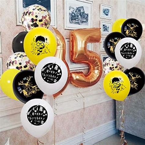 Harry Potter Ballons Anniversaire Décorations de Fête 18 Pièces 12