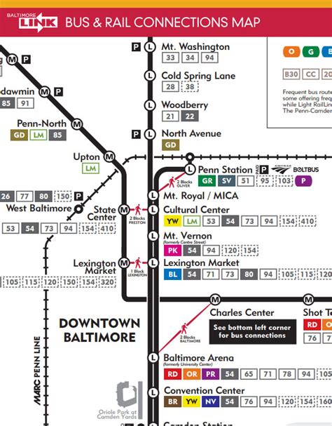 Baltimore Light Rail Route Map