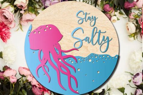 Beach Theme Round Door Hanger Svg Graphic By Princes Bookbea · Creative