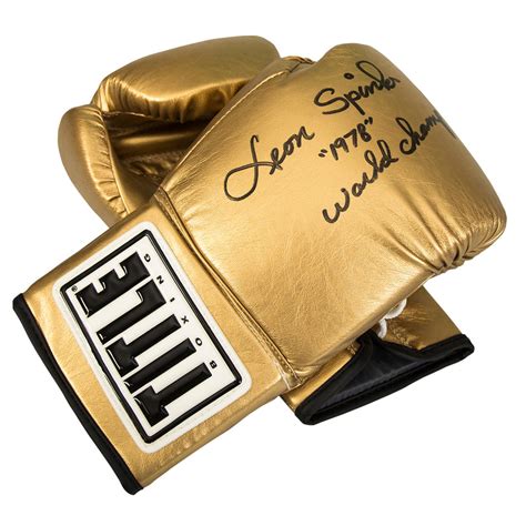 TITLE Boxing Autograph Gloves