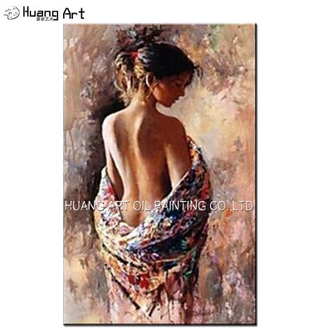 Habile Peintre Peint Femme Nue Peinture L Huile Sur Toile Sexy Nue