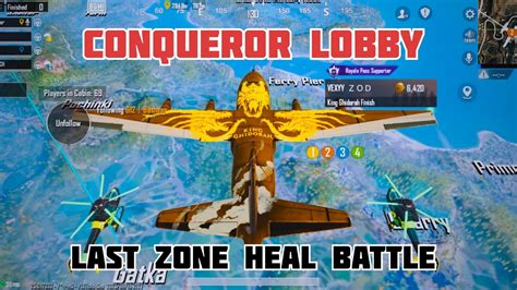 Conqueror Lobby Last Zone Fight Bgmi Youtube