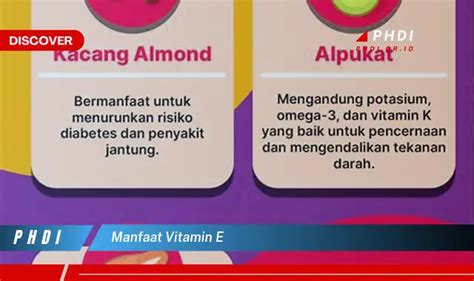 Temukan 7 Manfaat Vitamin E Yang Jarang Diketahui